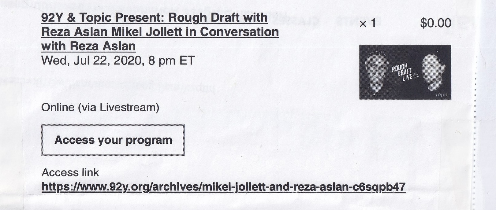 Mikel Jollett with Reza Aslan