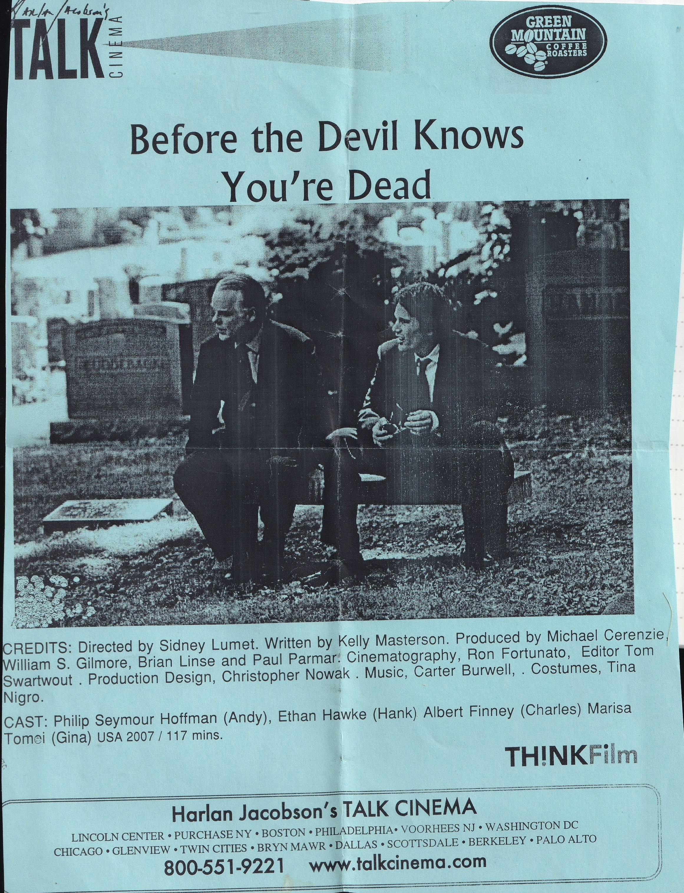 Before the Devil Knows You’re Dead