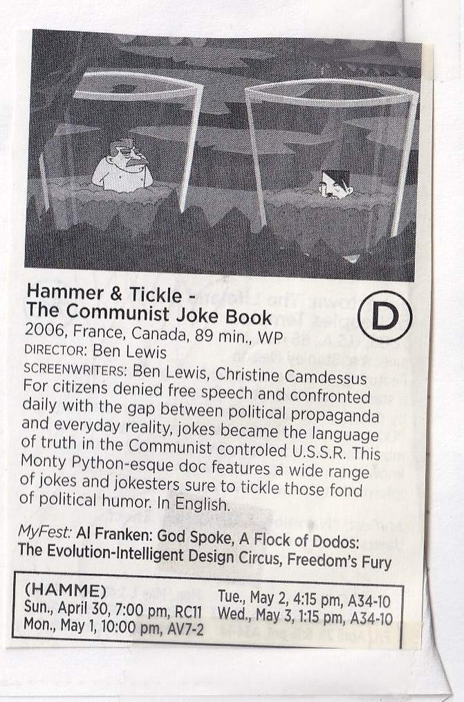 Hammer and Tickle: The Communist Joke Book