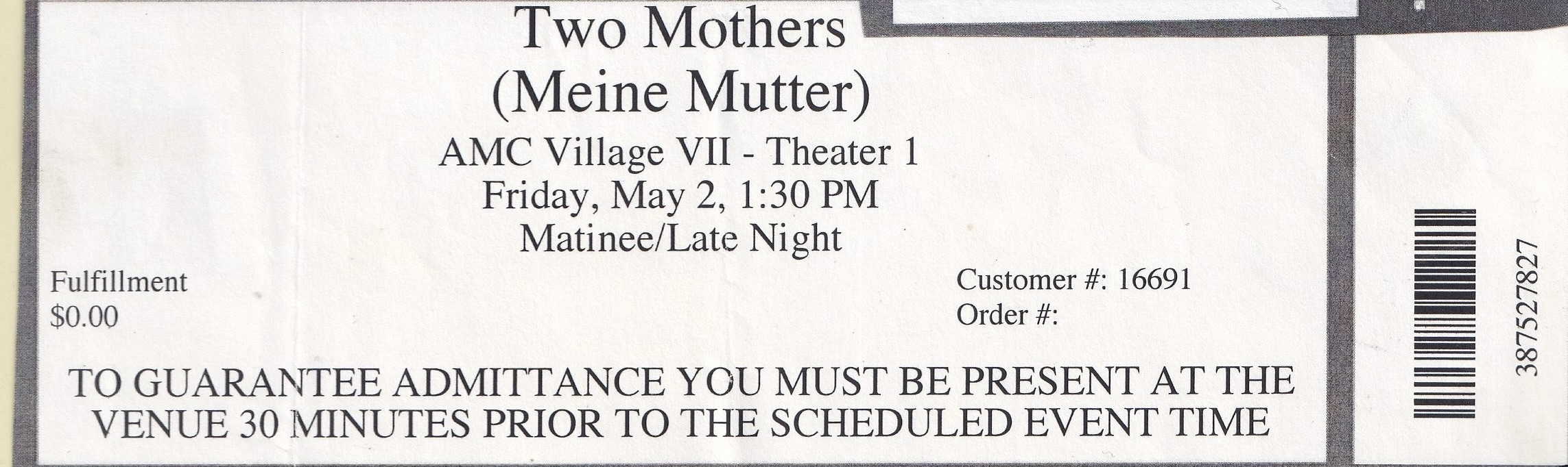 Two Mothers (Meine Mutter)