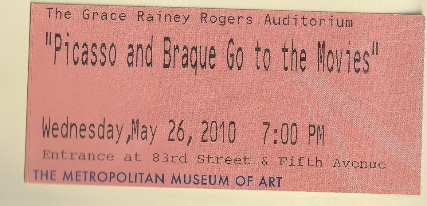 Picasso and Braque Go to the Movies